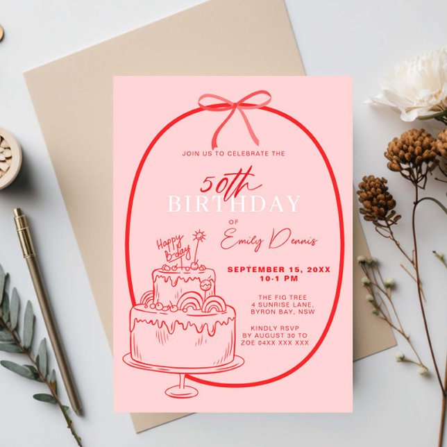 Pfingstfeier 50. Geburtstagsparty Einladung (Von Creator hochgeladen)