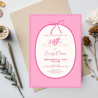 Pfingstfeier 50. Geburtstagsparty Einladung