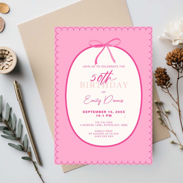 Pfingstfeier 50. Geburtstagsparty Einladung (Von Creator hochgeladen)