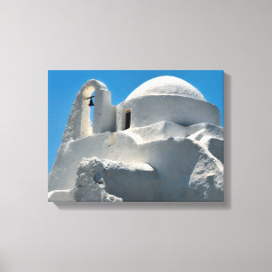 Pfingstkirche, Mykonos, Griechenland Leinwanddruck