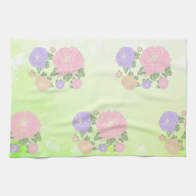 pfingstroen geschirrtuch (Horizontal)