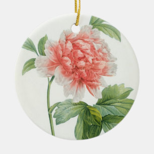 Pfingstrose, 1799 (Farbpunktierungsdruck) Keramik Ornament