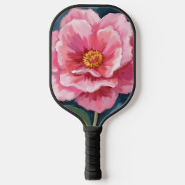 Pfingstrose-Blumen-Wasserfarbe-Floral Pickleball Schläger