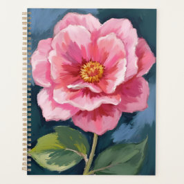 Pfingstrose-Blumen-Wasserfarbe-Floral Planer