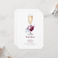 Pfingstrose Champagner Brautparty in Rosa und Burg