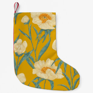 Pfingstrose Claire de Lune Vintage Kleiner Weihnachtsstrumpf