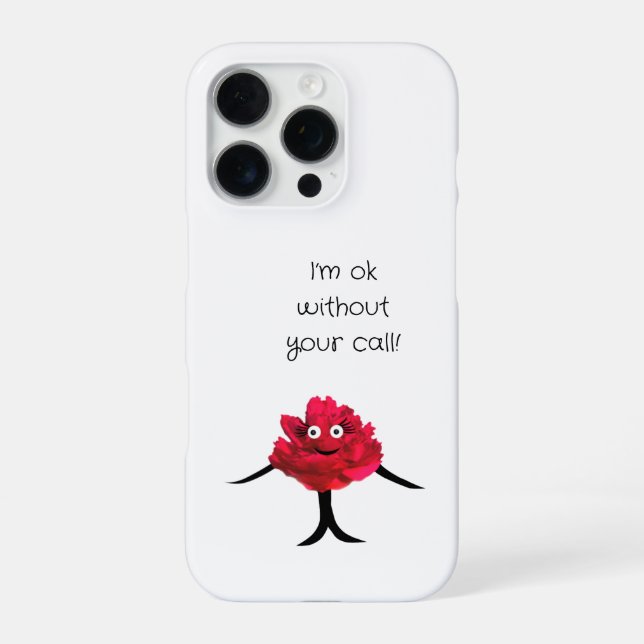 Pfingstrose  iPhone hülle (Rückseite)