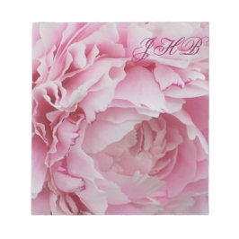 Pfingstrose Pink Notizblock