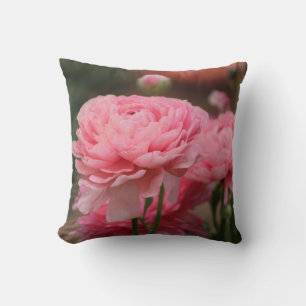 Pfingstrose Pink Ranunculus Nahaufnahme Kissen