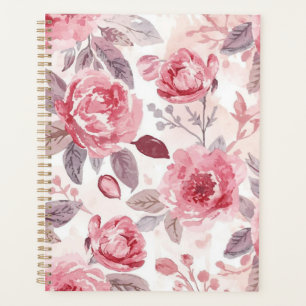 Pfingstrose Rosen-Wasserfarben-Blumengarten Planer