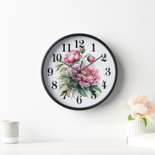 Pfingstrose Uhr