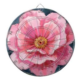 Pfingstrose Wasserfarbe Floral Dartscheibe