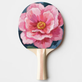 Pfingstrose Wasserfarbe Floral Tischtennis Schläger