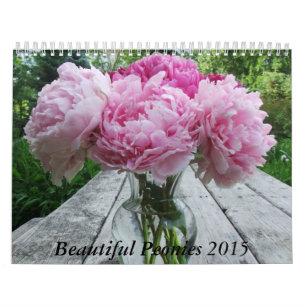 Pfingstrosen 2015 Kalender-Blumen Kalender