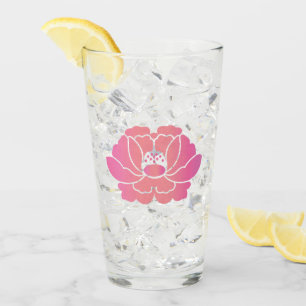 Pfingstrosen-Blume Glas