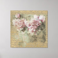 ** Pfingstrosen-Blumen-Handschrift Vintage-Victori