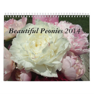 Pfingstrosen-Blumen-Kalender 2014 Kalender