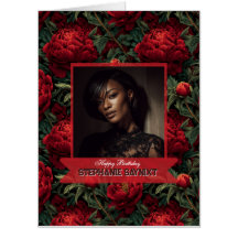 Pfingstrosen-Blumen-Themen-Geburtstags-Groß