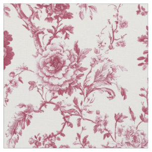 Pfingstrosen-Blumen-Toile-Muster Stoff
