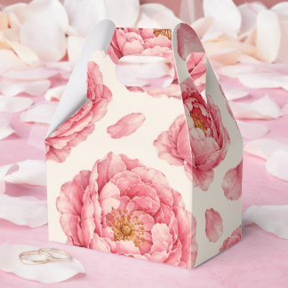 Pfingstrosen-Blumenmuster Geschenkschachtel