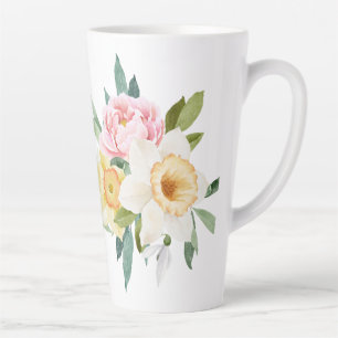 Pfingstrosen-Blumenstrauß Milchtasse
