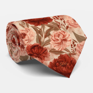Pfingstrosen Florale Braut Vater Unternehmens- Krawatte