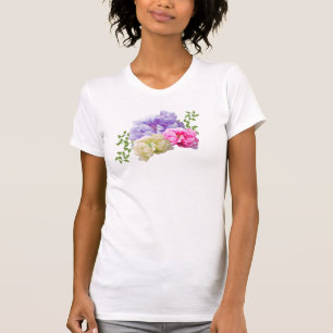 Pfingstrosen Helles Blumenbouquet T-Shirt