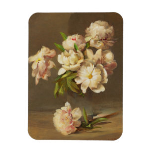 Pfingstrosen in einer Vase, Charles Ethan Porter Magnet