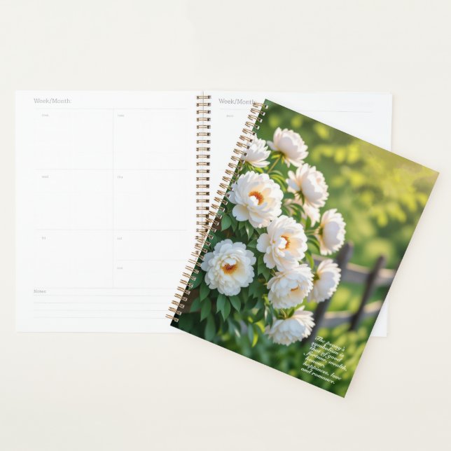 Pfingstrosen-Symbolik-Kalender Planer (Anzeige)