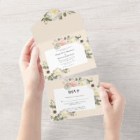 Pfingstrosen und Anemonen blühende Hochzeitsröte