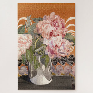 Pfingstrosen von Charles Rennie Mackintosh (1920) Puzzle