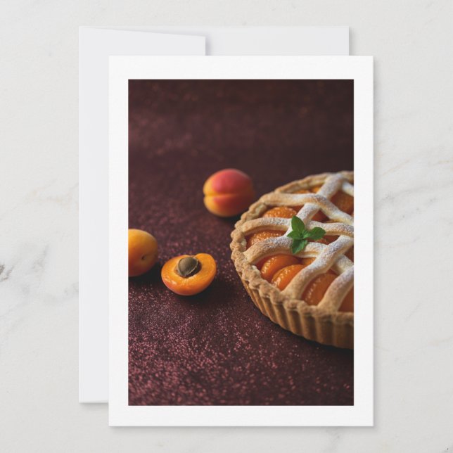 Pfirschkuchen Einladung (Vorderseite)