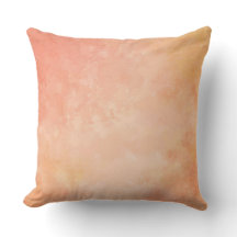 Pfirsich-Aquarell-Wurfskissen