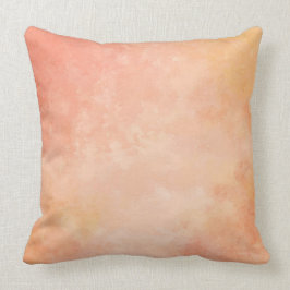Pfirsich-Aquarell-Wurfskissen Kissen