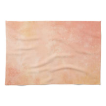 Pfirsich-Aquarellentwurf Geschirrtuch