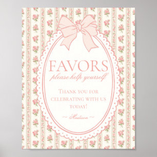 Pfirsich & Beige Vintage Fancy Florale Dekoration