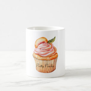 Pfirsich-Cupcake Kaffeetasse