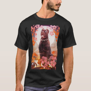 Pfirsich-Farbe T-Shirt