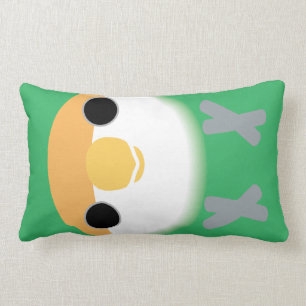 "Pfirsich-gesichtiger Lovebird (Seagreen) Lendenkissen