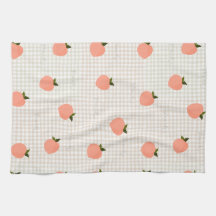 Pfirsich Gingham