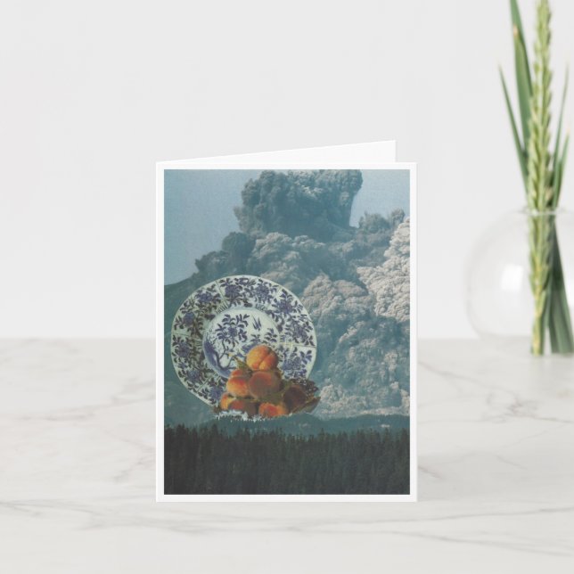 Pfirsich-Grube Karte (Vorderseite)