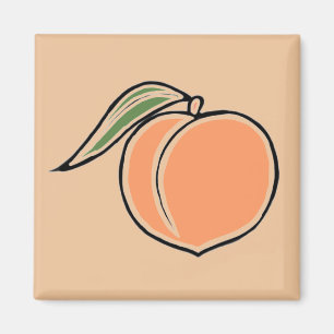 Pfirsich Magnet