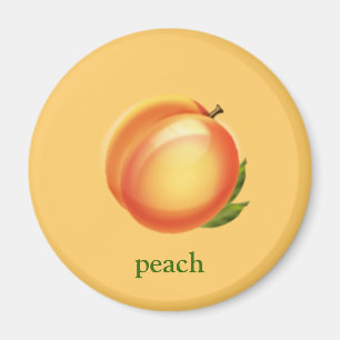 Pfirsich-Magnet Magnet