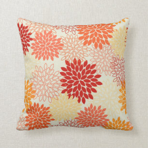 Pfirsich-Mandarine-Mamas Kissen