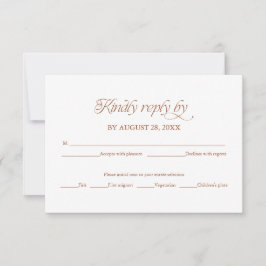 Pfirsich-Minimalist-Hochzeits-RSVP-Elegante-Antwor RSVP Karte