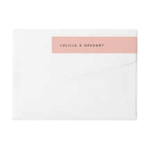 Pfirsich Minimalistische Vornamen Wrap Around Adre