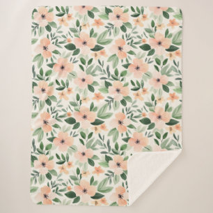 Pfirsich-Minze-Blüten Sherpadecke