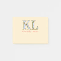 Pfirsich-Monogramm-Name-Buchstabe vintage fett Pas