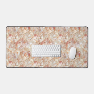 Pfirsich-Mutter von Pearl Mosaic Schreibtischunterlage