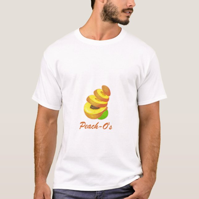 Pfirsich-O T-Shirt (Vorderseite)